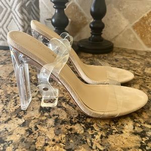 Fashion Nova A Glass Dream Heel